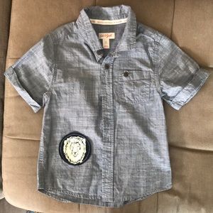 Boys shirt sleeve button down